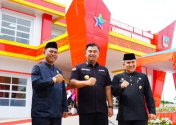 Perpustakaan Daerah Dharmasraya Senilai Rp.8,7 milyar Diresmikan Bupati Sutan Riska Tuanku Kerajaan