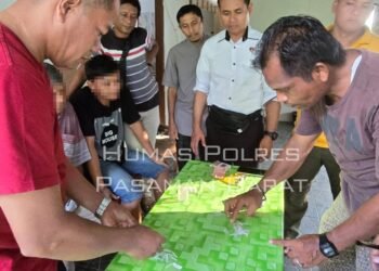 Dua Pengedar dengan BB 56 Paket Shabu di Tangkap Polisi Pasaman Barat