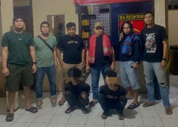 Ketahuan Bawa Shabu, Dua Pemuda Cupak Digelandang ke Polres Solok