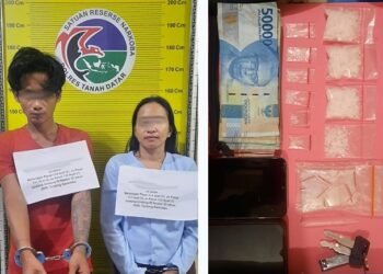 Miliki Paket Shabu, Sepasang Muda-Mudi Asal Padang Ganting Ditangkap Polres Tanah Datar
