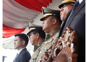 Hadiri HUT Satpol PP dan Satlinmas, Bupati Dharmasraya: Semoga Makin Profesional Dalam Mengemban Tugas