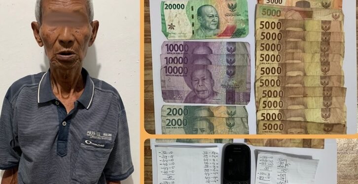 Tersandung Kasus Judi Togel, Seorang Kakek di Padang Ganting Ditangkap Reskrim Polres Tanah Datar
