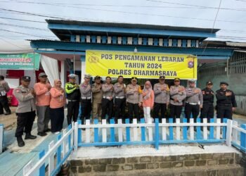 AKBP Bagus Ikhwan Tinjau Pos Pam dan Pos Yan Ketupat 2024  di Gunung Medan