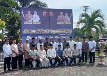 Kuatkan Silaturahmi, Kapolres Dharmasraya Gelar Open House Lebaran  