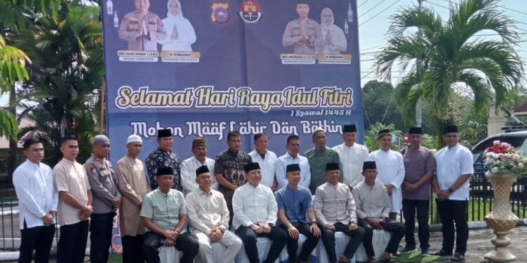 Kuatkan Silaturahmi, Kapolres Dharmasraya Gelar Open House Lebaran  