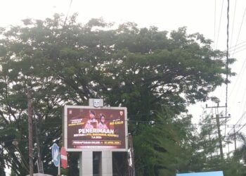 Sosialisasikan Penerimaan Anggota Polri, Polres Dharmasraya Gunakan Videotron