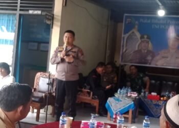 Perkuat Sinergitas, Kapolres Dharmasraya Halal Bihalal Bersama TNI dan Brimob