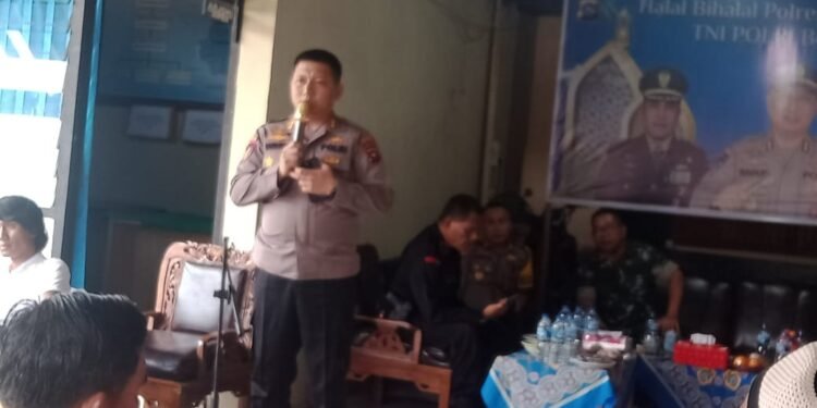 Perkuat Sinergitas, Kapolres Dharmasraya  Halal Bihalal Bersama TNI dan Brimob