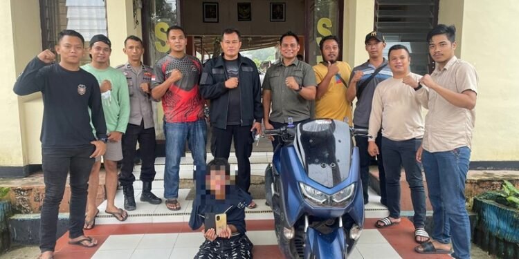 Tim Gabungan Polsek Sungai Rumbai dan Polres Dharmasraya Ringkus Residivis Pencuri di Tebo