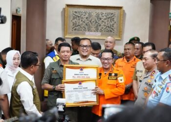 Pasca Bencana Galodo, Bupati Eka Putra Paparkan Kondisi Tanah Datar Dihadapan Kepala BNPB