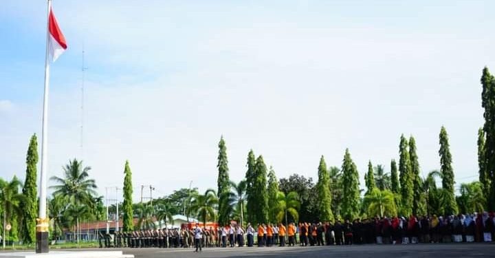 Kapolres Dharmasraya Didaulat Jadi Inspektur Upacara Peringatan Hardiknas 2024