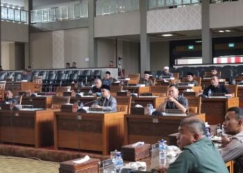 DPRD Dharmasraya Gelar Rapat Paripurna Mendengarkan Nota Penjelasan Atas Ranperda  Pertanggungjawaban APBD Tahun 2023