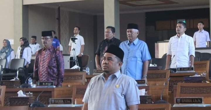 DPRD Dharmasraya Gelar Rapat Paripurna Terhadap Jawaban Bupati Atas Pandangan Umum Fraksi