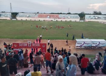 Turnamen Sutan Riska Cup II: PS PON Sumbar Unggul 1-0 Atas PS Dharmasraya Selection