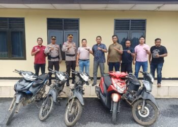 Tim Spider Polres Solok “Ngamuk”: Lima Unit Sepeda Motor Hasil Curian Diamankan, Seorang Tersangka Ditangkap