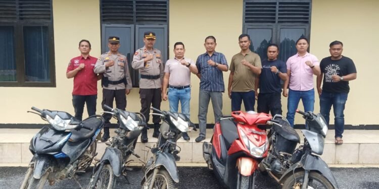 Tim Spider Polres Solok “Ngamuk”: Lima Unit Sepeda Motor Hasil Curian Diamankan, Seorang Tersangka Ditangkap
