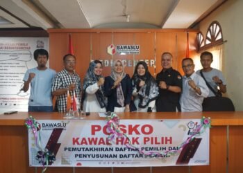 Mantap! Bawaslu Pasaman Launching Posko Kawal Hak Pilih Daftar Pemilih