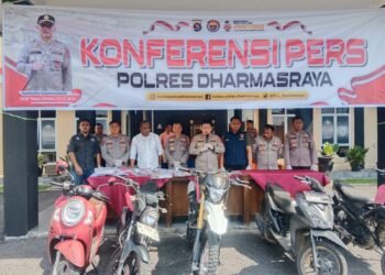 Polres Dharmaraya Urai  Keberhasilan Pengungkapan Kasus Menonjol Bulan Mei-Juni 2024