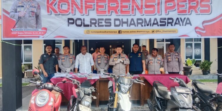 Polres Dharmaraya Urai Keberhasilan Pengungkapan Kasus Menonjol Bulan Mei-Juni 2024