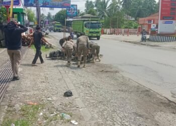 Tegakkan Perda, Satpol PP Kabupaten Solok Tertibkan Anak Punk yang Mangkal di SPBU Kotobaru