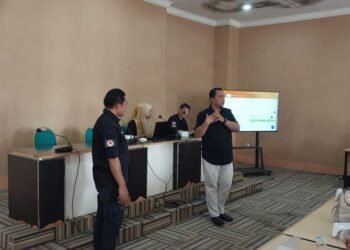 Gandeng PT DSI, Dinas Kominfo Dharmasraya Gelar Bimtek Petugas Layanan Panggilan Darurat 112