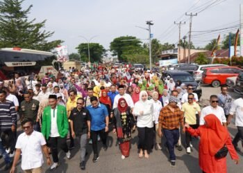  ASLI, Pasangan Anissa-Leli Mendaftar Ke KPU Sebagai Calon Bupati-Wabup Dharmasraya  Didukung 9 Parpol Besar   