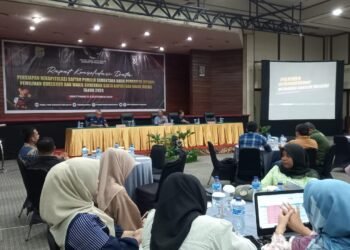 Diikuti Operator dan Stakeholder, KPU Pasaman Gelar Rapat Konsolidasi Data di Bukittingi