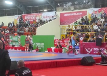 Gilang Ilhaja, Pegulat Asal Kab. Solok Sumbang Emas Ketiga Bagi Sumatera Barat di PON Aceh-Sumut