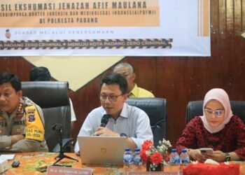 Tim PDFMI Sampaikan Hasil Ekshumasi Jenazah Almarhum Afif Maulana