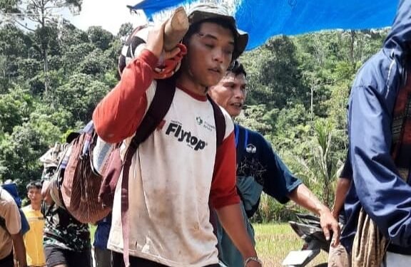 Lokasi Tambang Emas Sungai Abu Longsor, I5 Orang Tewas Tertimbun. Belasan Penambang Masih Dicari