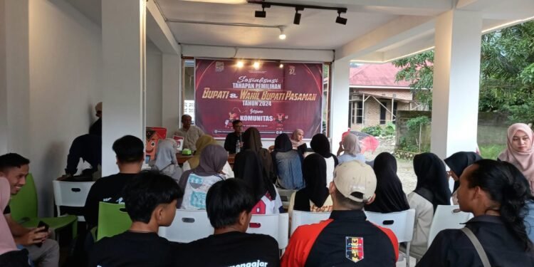 Sosialisasi Pilkada 2024, KPU Pasaman Sasar Lintas Komunitas