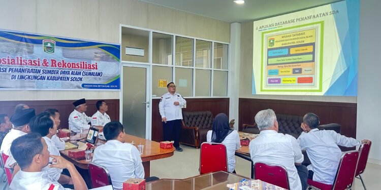 Pemkab Solok Gelar Sosialisasi Database Pemanfaatan Sumber Daya Air