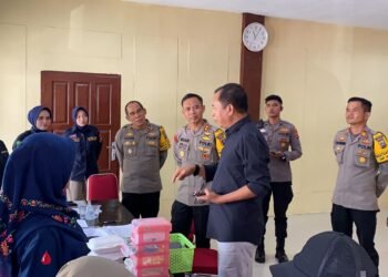 Dihadiri Pjs. Bupati Akbar Ali,  Polres Solok Gelar Donor Darah Peringati Hari Jadi Humas Polri