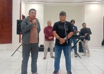 Nagari Dingin Alahan Panjang Berubah Hangat Melihat Keakraban Wartawan Bersam Diskominfo Dharmasraya