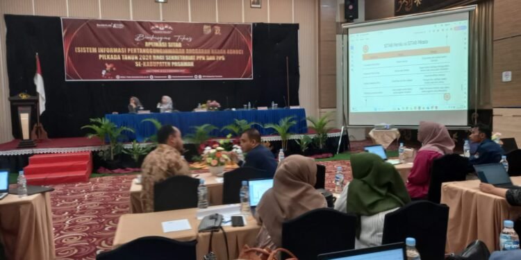 Mudahkan Laporan Badan Ad Hoc, KPU Pasaman Gelar Bimtek Aplikasi SITAB