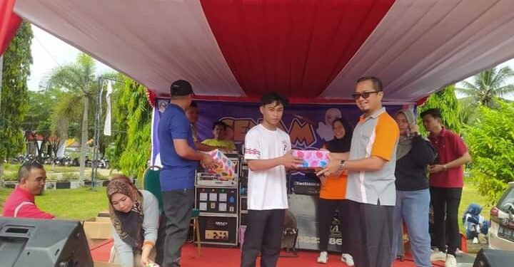 Bertabur Doorprize Meriahkan HUT KORPRI ke-53 di Kabupaten Dharmasraya