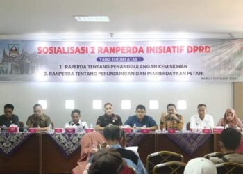 Ranperda Inisiatif DPRD Dharmasraya Tentang Perlindungan dan Pemberdayaan Petani Disosialisasikan