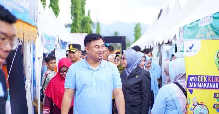 Memeriahkan  HUT Dharmasraya Ke-21, Masyarakat Serbu Bazar & Pameran