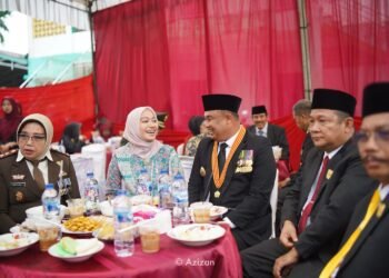 Bupati Terpilih Annisa Suci Ramadhani Ikuti Upacara Peringatan HUT Kabupaten Dharmasraya Ke-21