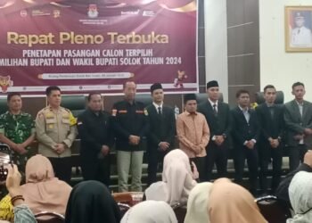 KPU Kabupaten Solok Tetapkan Jon Firman Pandu – H. Candra Sebagai Bupati/Wakil Bupati Solok Terpilih Pilkada 2024
