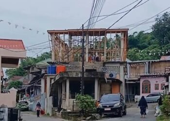 Warga Perumahan Batutupang Goro Pengecoran Mushalla Al Jihad