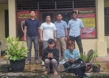 Terlibat Curanmor,  Dua Tersangka Diringkus Tim Opsnal Polres Solok