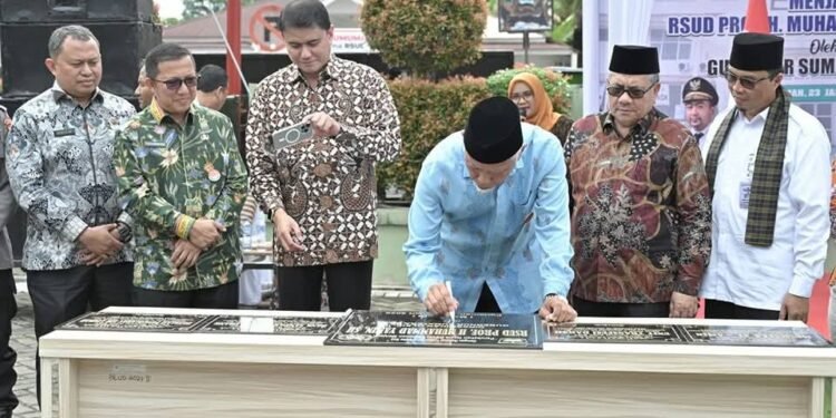 Diresmikan Gubernur Sumbar, Nama RSUD Pariaman Dirubah Menjadi RSUD Prof. H. Muhammad Yamin, SH