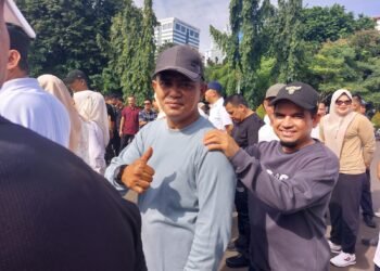 Bupati dan Wakil Bupati Solok Terpilih Jon Firman Pandu-Candra Ikuti Gladi Kotor Pelantikan di Monas