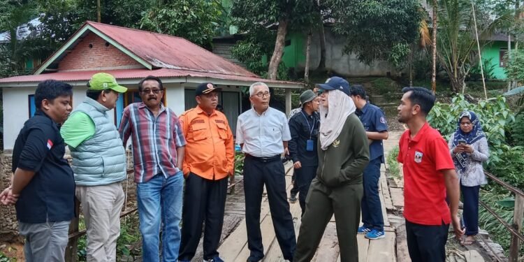 Annisa Suci Ramadhani Kunjungi Warga Terdampak Banjir dan Longsor Kecamatan IX Koto