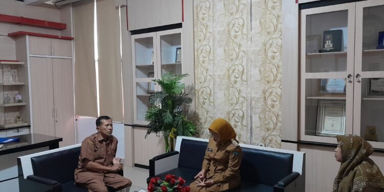 Datangi OPD, Wakil Bupati Dharmasraya Leliarni Diskusikan Program Kerja