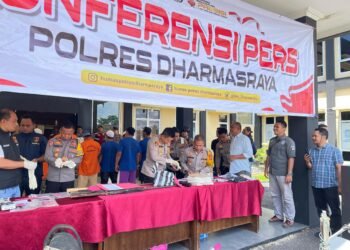 Polres Dharmasraya Berhasil Tangkap Pelaku Perampokan Memakai Senpi