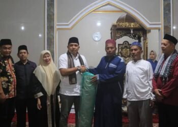 TSR II Dharmasraya Dikomandoi Wabup Leliarni Kunjungi Masjid Nurul Fallah Kurnia Selatan
