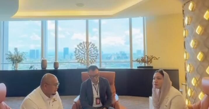 Atasi Blank Spot 8 Nagari di Dharmasraya,  Annisa Suci Ramadhani Didampingi Anggota DPR-RI Andre Rosiade Temui Dirut Telkomsel