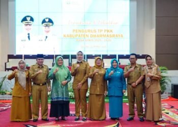 Dilantik Bupati Dharmasraya, Ini Daftar Pengurus TP-PKK Kabupaten Dharmasraya Masa Bakti 2025-2030